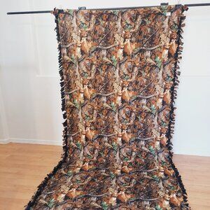 Realtree Double-sided X-Long Fleece Blanket Throw #59 (48in W X 109in L)